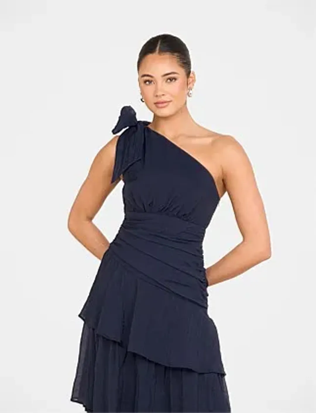 SEERA RUFFLE MAXI DRESS for rent on The Volte - main image