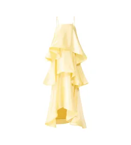 Elliatt Tilly Tiered Maxi Dress Butter Yellow Size M/AU 10 for rent on The Volte - image 6