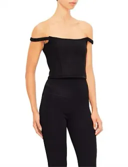 Audra Off The Shoulder Top Black Size AU 8 for rent on The Volte - image 4