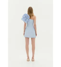 Aje Florence Mini Dress Icy Blue Size 10 for rent on The Volte - image 4