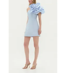 Aje Florence Mini Dress Icy Blue Size 10 for rent on The Volte - image 3