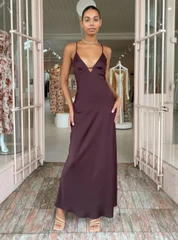 Manning Cartell Time To Shine Slip Dress in Truffle Size AU6 for rent on The Volte - image 18