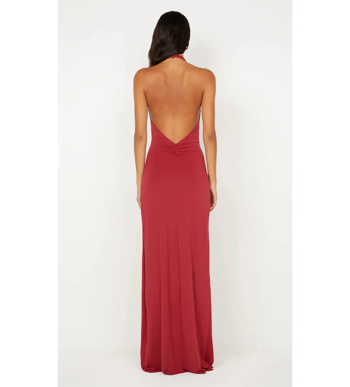 Bec & Bridge Susie Plunge Maxi Dress in Cherry Red Size XS / AU 6 - Image 2