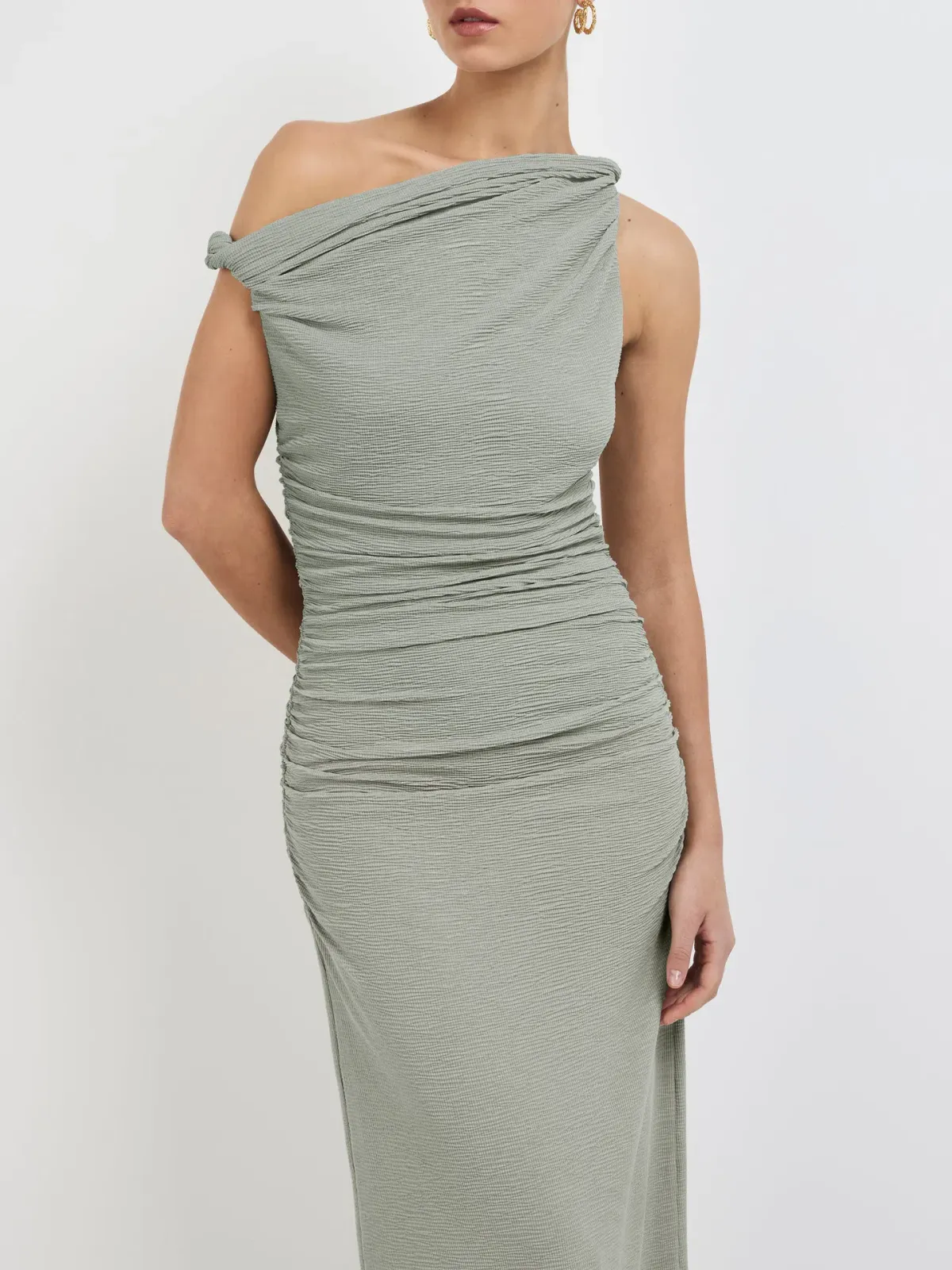 Sheike Athena Maxi Dress Sage Size 14 - Image 2