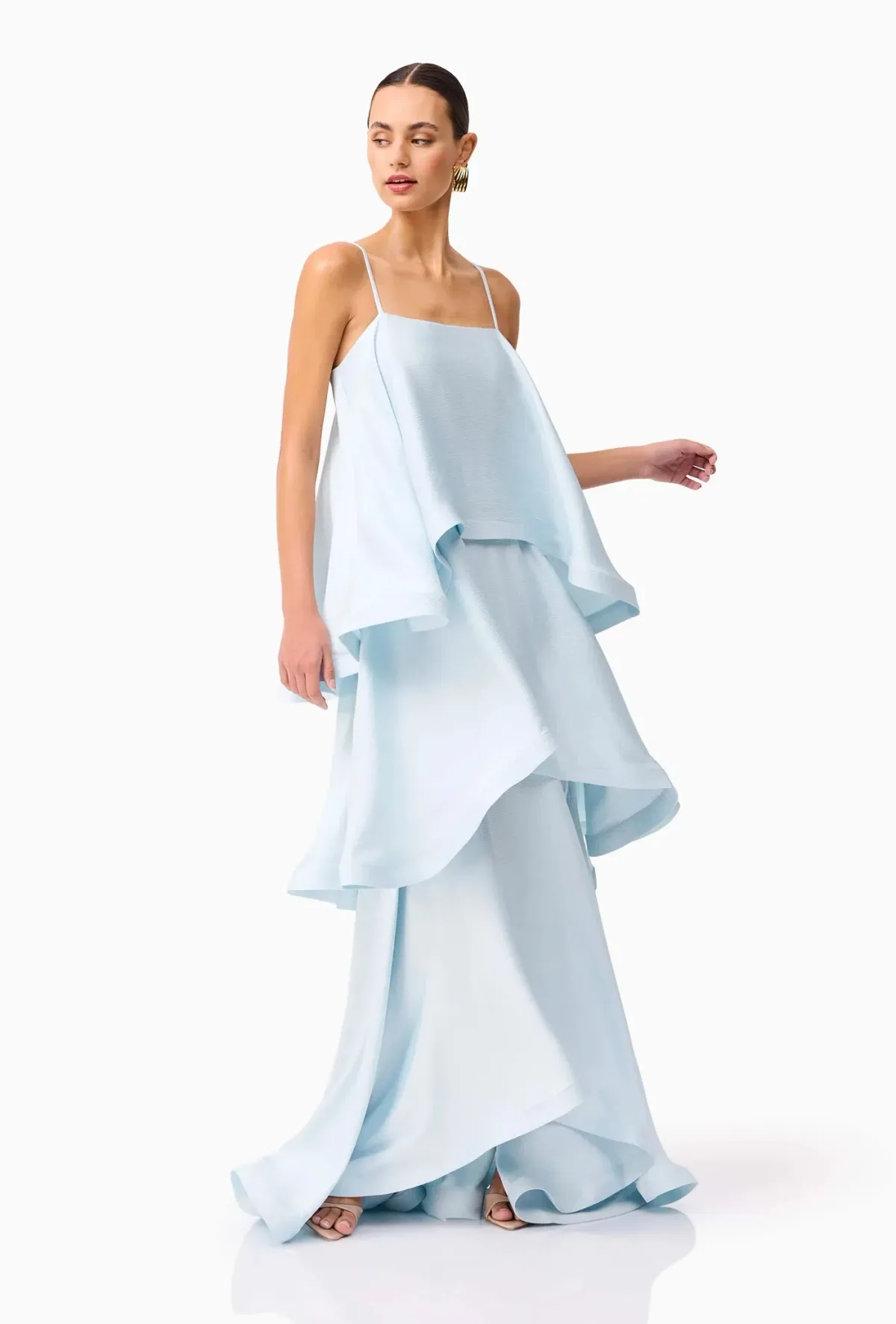 Elliatt Tilly Tiered Maxi Dress Blue Size M / AU 10 - Image 2