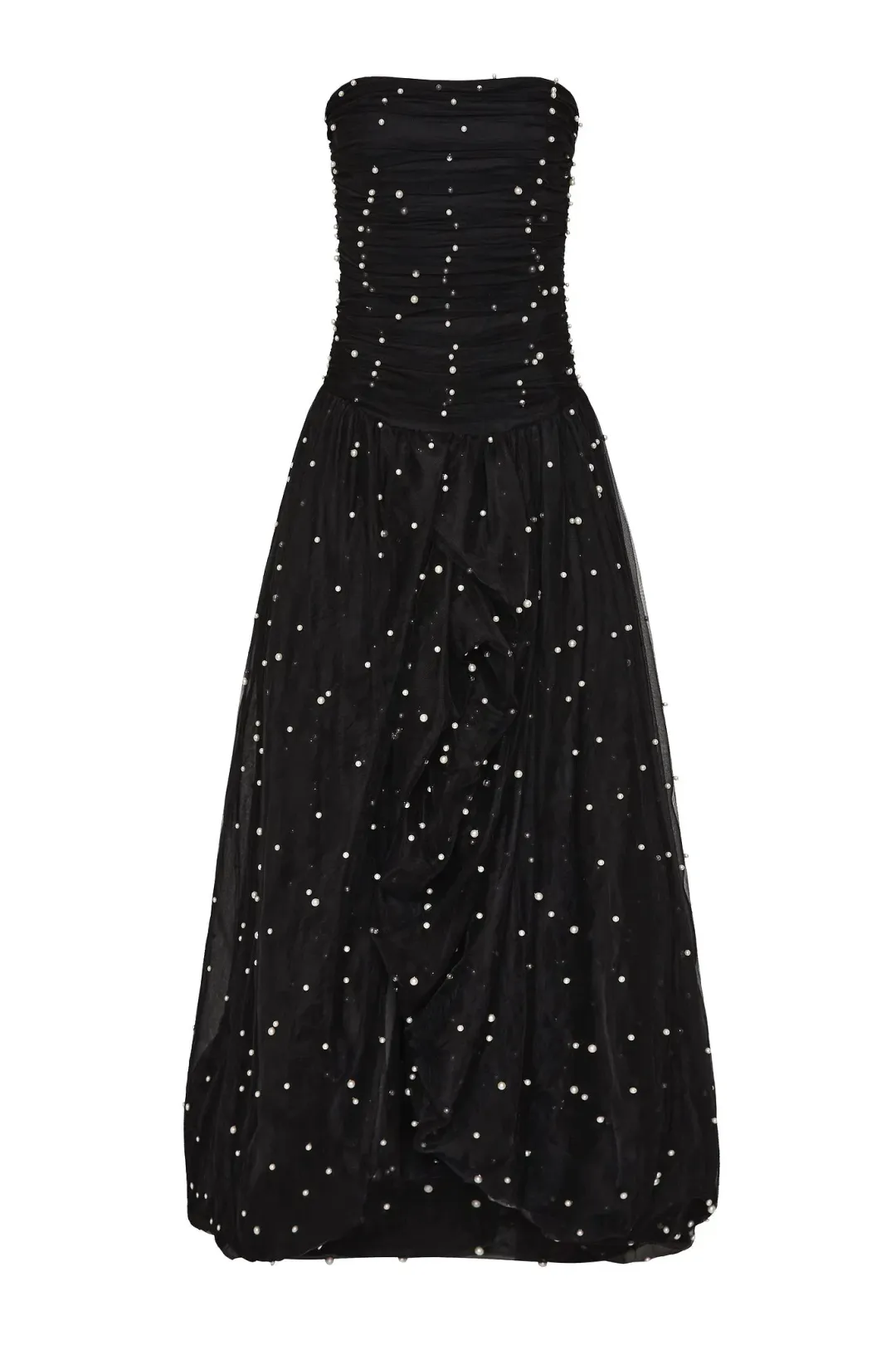 Aje Juniper Maxi Gown Black Size 8 for rent on The Volte - main image
