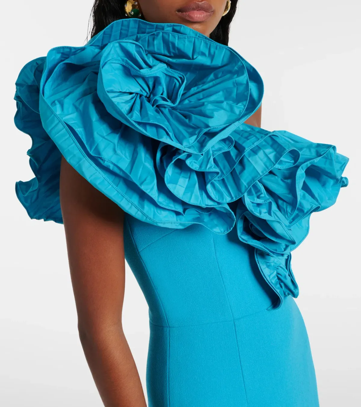 Rebecca Vallance Ella Gown Blue Size 10 - Image 3