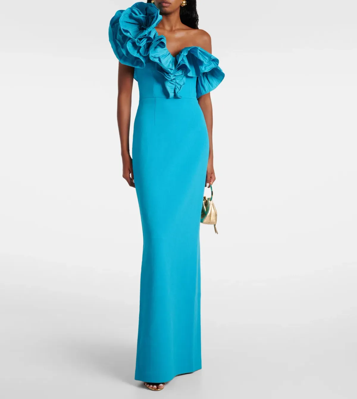 Rebecca Vallance Ella Gown Blue Size 10 - Image 1