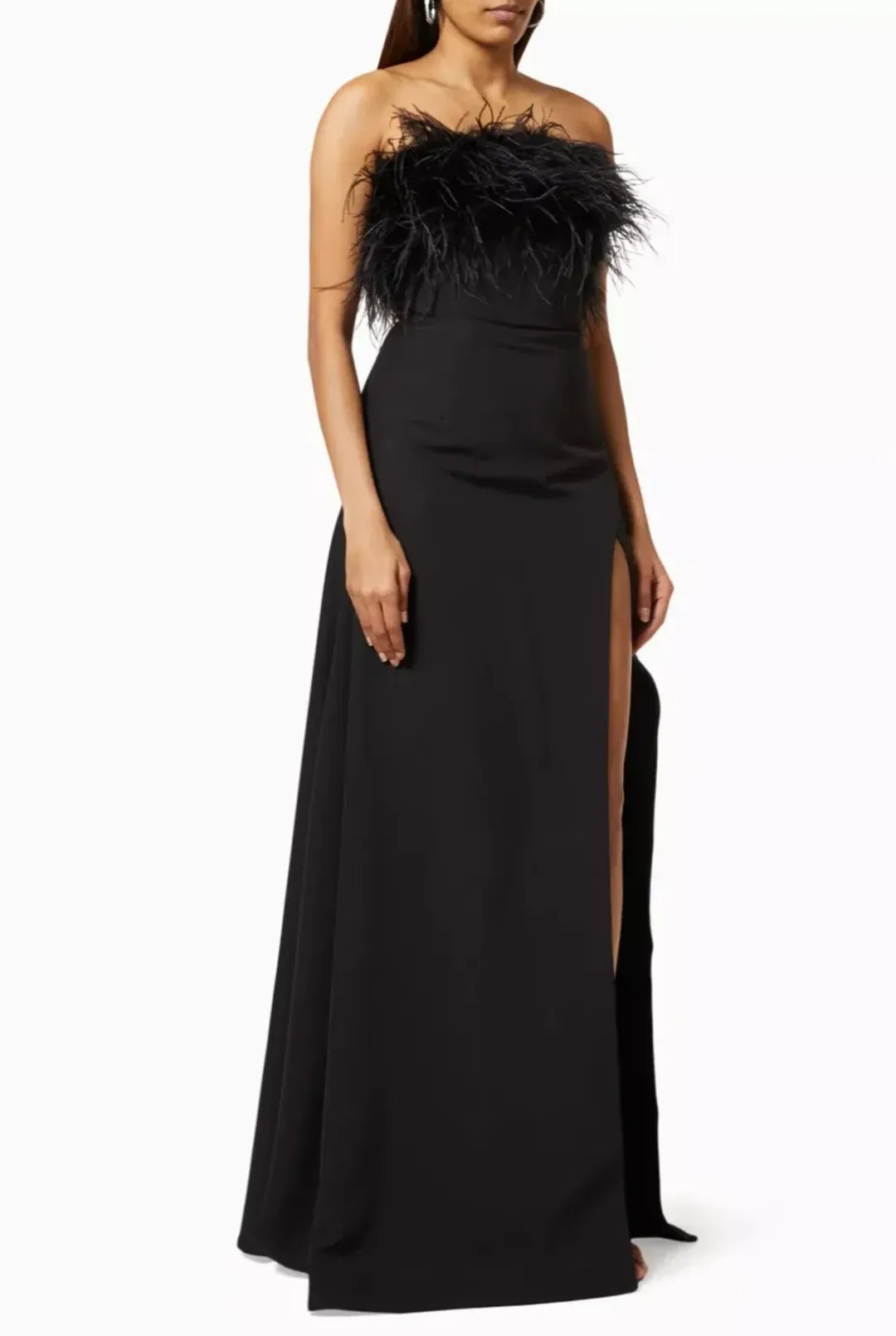 Rachel Gilbert Link Gown Maxi Dress in Black Size 4/AU14 for rent on The Volte - main image
