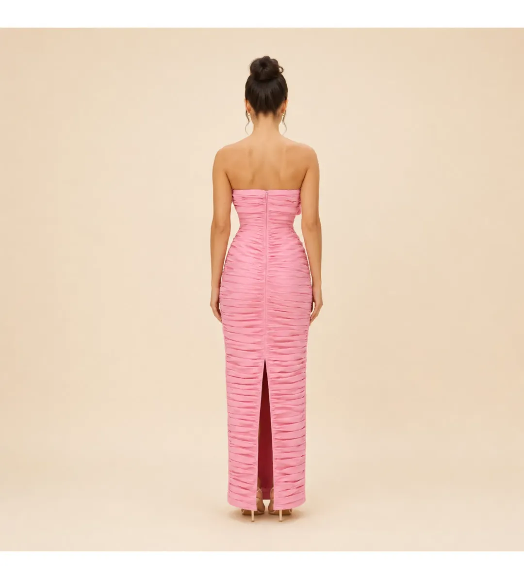 Rachel Gilbert Jensen Gown in Pink Size 3/AU12 for rent on The Volte - main image
