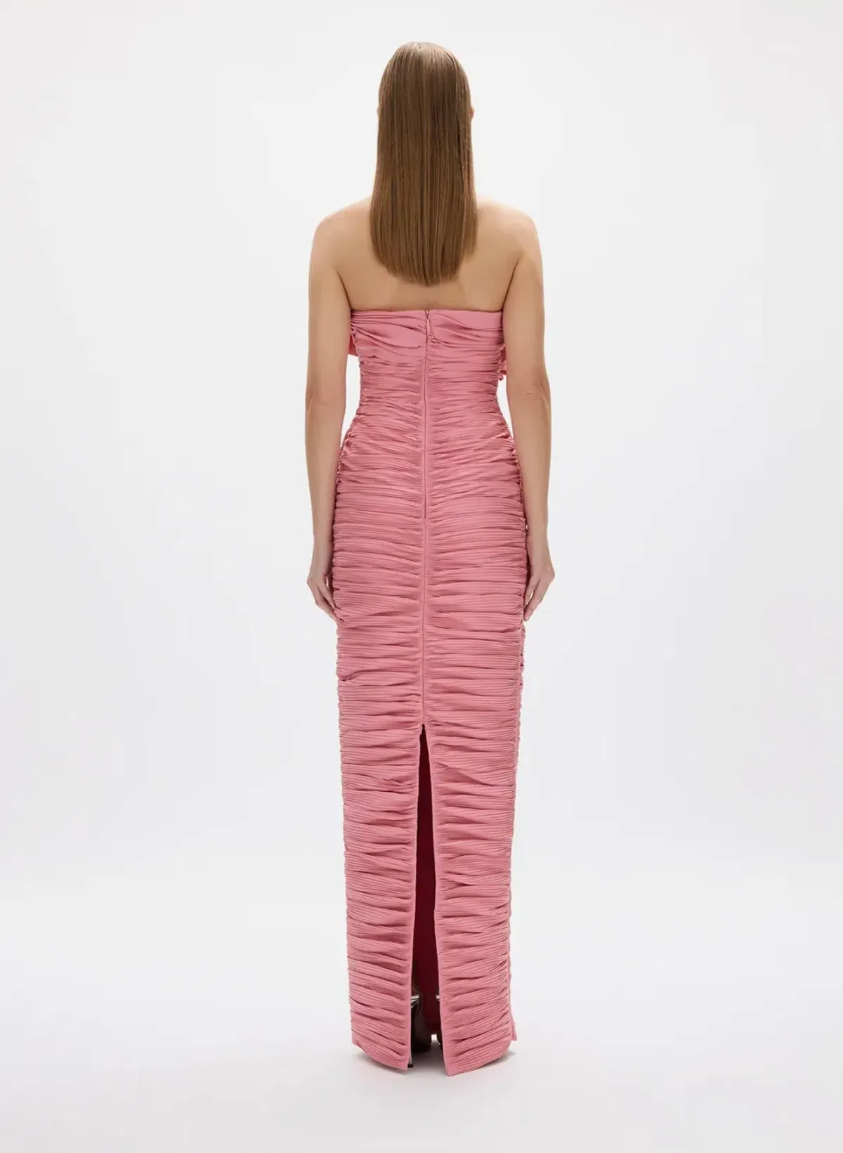 Rachel Gilbert Jensen Gown Maxi Pink Size AU 14 - Image 3
