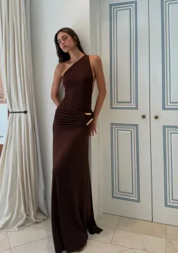Ance Gria Gaia Gown Brown Size M / AU10 for rent on The Volte - image 1