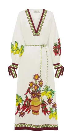 Alemais Katerina V Neck Midi Dress Size 10 for rent on The Volte - image 6