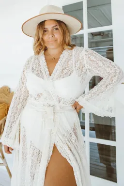 Coven & Co Boho Maternity Pirate Queen Gown Cream Size S / AU 10 for rent on The Volte - image 7