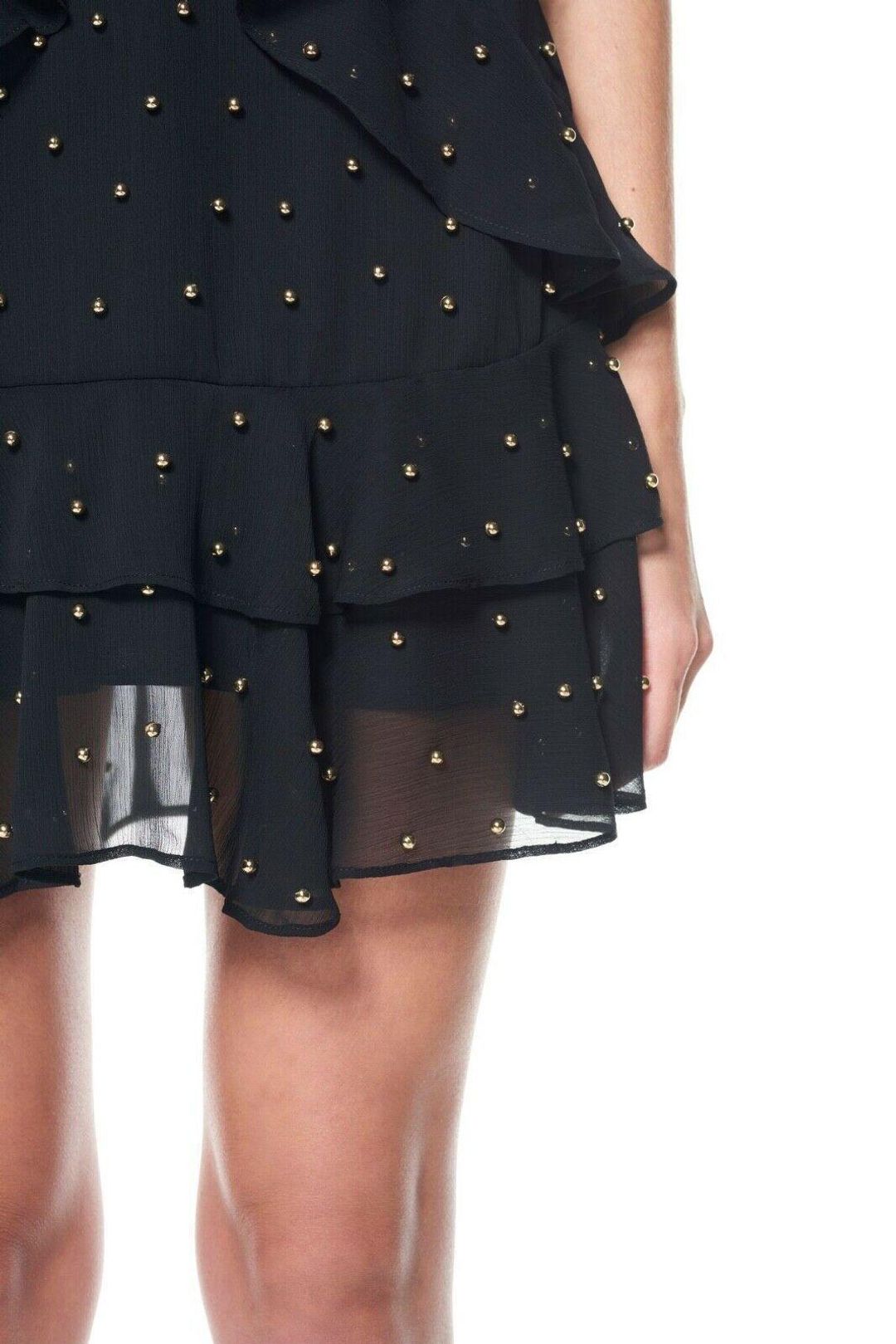 Talulah Queen of the Night Mini Dress Black Size 6 for rent on The Volte - main image