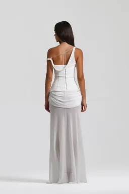 Natalie Rolt Cadence Gown in White Size 10 for rent on The Volte - image 4