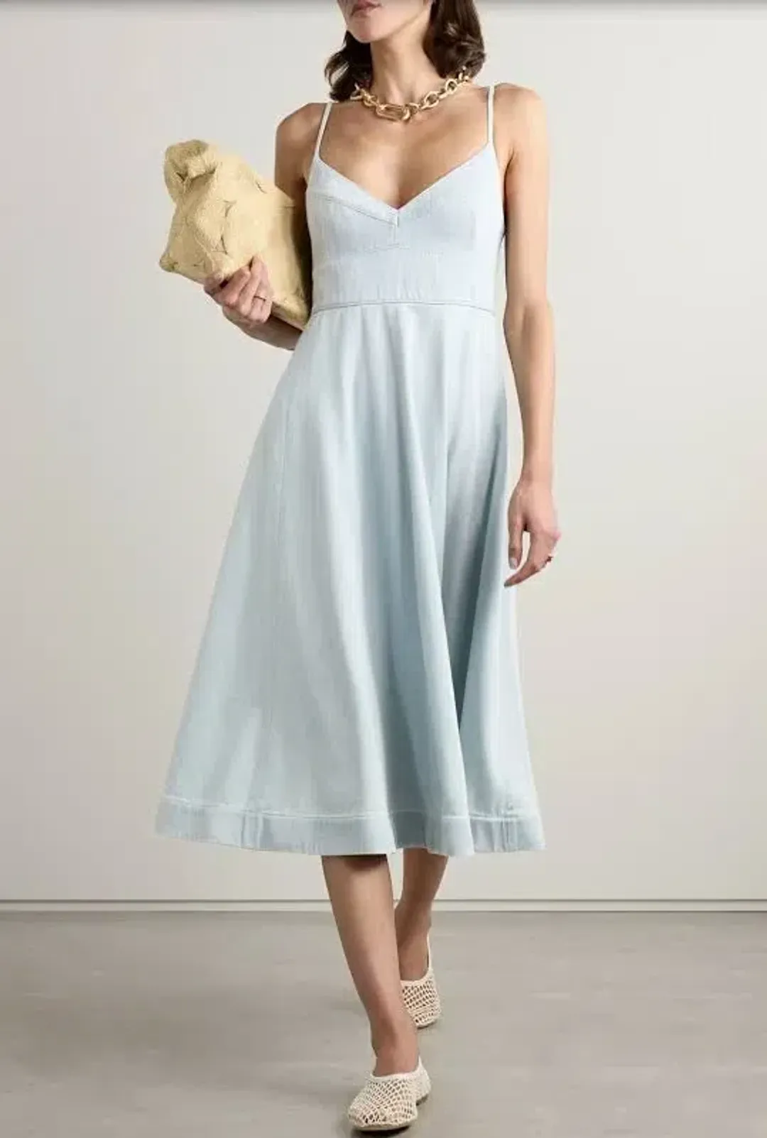 Zimmermann Acacia Denim Swing Dress size 2 for rent on The Volte - main image
