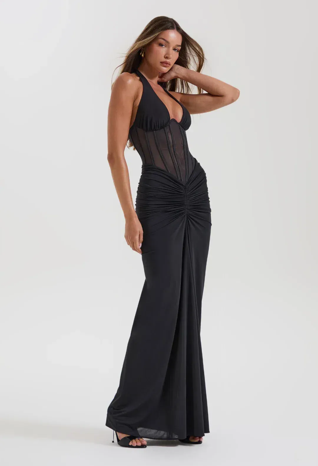 Sydney Lane Grace Corseted Set Black 12 for rent on The Volte - main image