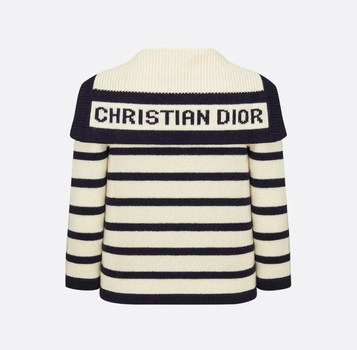 Dior Marinière Cardigan Size 8 - Image 2