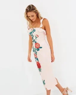 Pasduchas Ramone Midi Dress Floral Size 8 for rent on The Volte - image 4