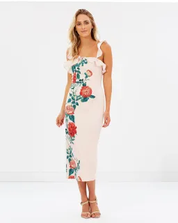 Pasduchas Ramone Midi Dress Floral Size 8 for rent on The Volte - image 1