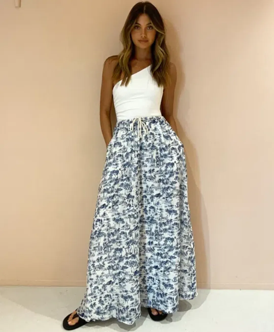 Sir The Label Dimitri Maxi Skirt in Dimitri Print Size 1/AU 10 for rent on The Volte - main image