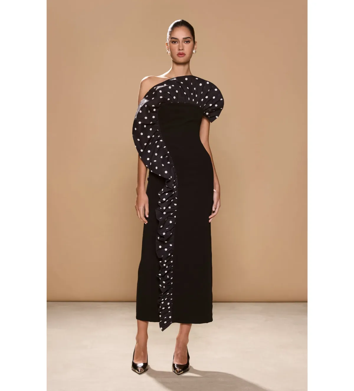 Sonya Moda Palermo Midi Dress Black Size M/AU 10 - Image 2