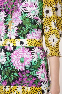 Rixo London Leopard Daisy Retro Dress Print Size 6 for rent on The Volte - image 4