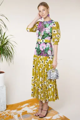 Rixo London Leopard Daisy Retro Dress Print Size 6 for rent on The Volte - image 5