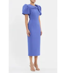Rebecca Vallance Violetta Midi Dress Periwinkle Blue Size 10 for rent on The Volte - image 2