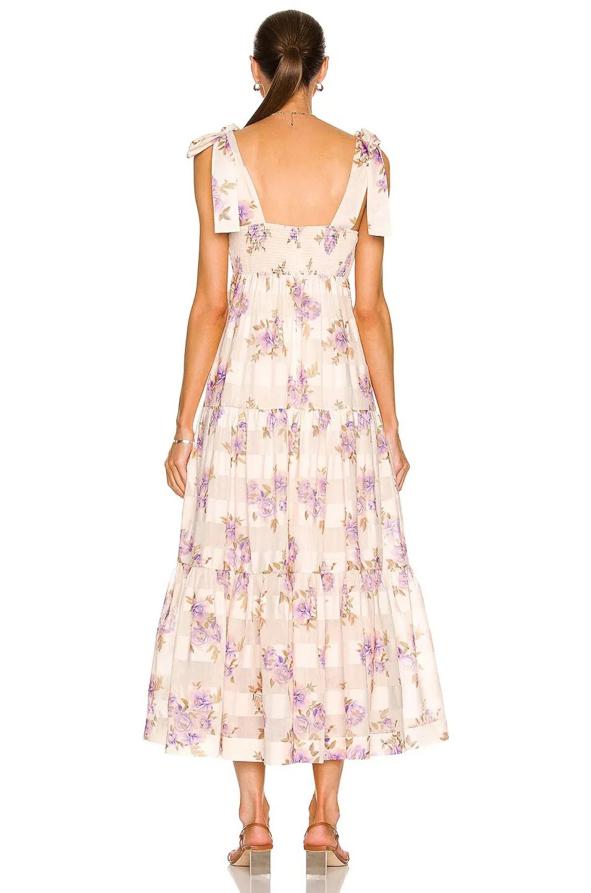 Zimmermann Rosa Striped Picnic Dress Size 1/AU 10 - Image 3
