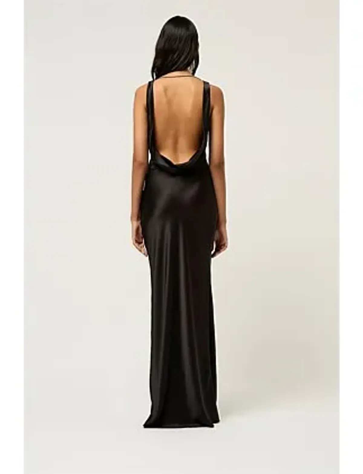 Michael Lo Sordo Drape Front Maxi Dress Size 8 - Image 2
