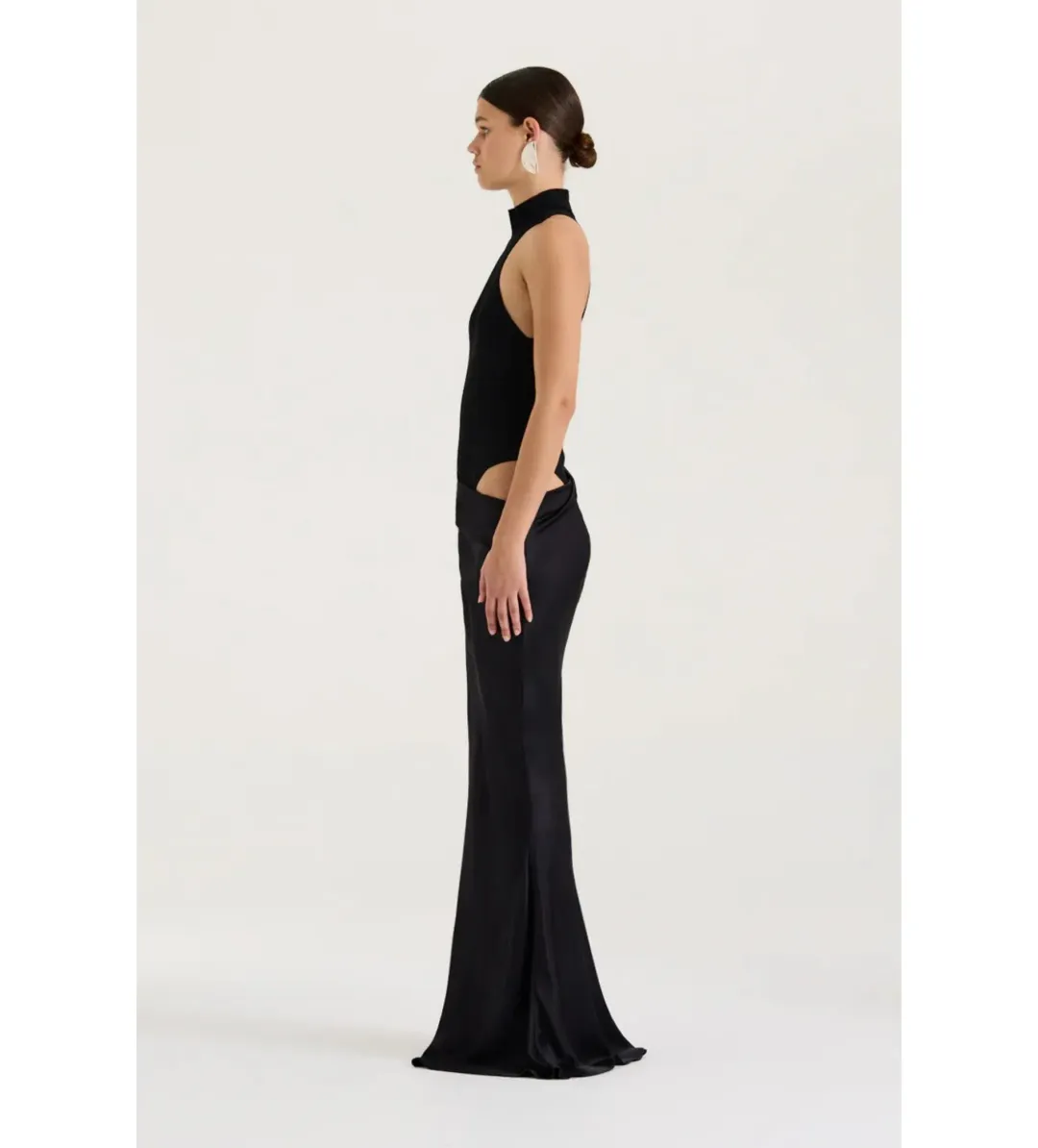 Henne Soraia Maxi Dress Black Size L AU 12 for rent on The Volte - main image