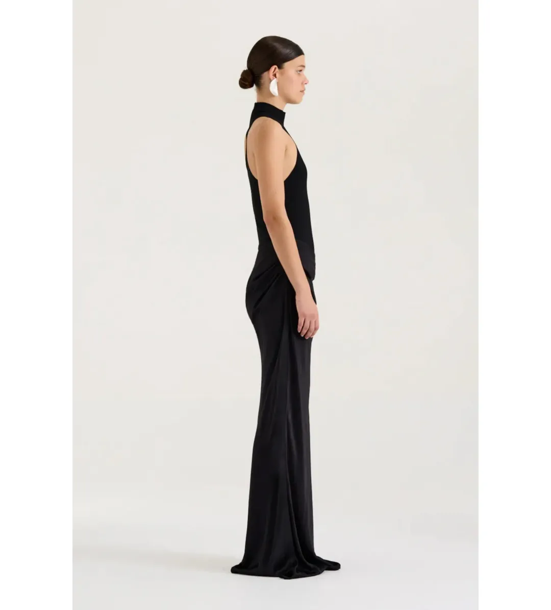 Henne Soraia Maxi Dress Black Size L AU 12 for rent on The Volte - main image