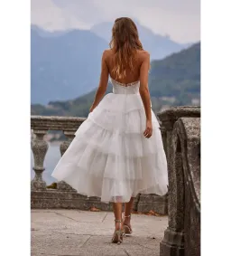 Alamour Barbara Midi Dress White Size L AU 12 for rent on The Volte - image 7