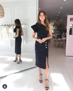 Acler Lynch Dress Black Size 8 for rent on The Volte - image 2