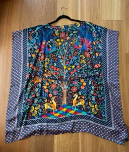Liberty London Tapestry Print Silk Tie Dress Size 10 for rent on The Volte - image 5