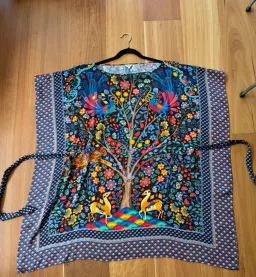 Liberty London Tapestry Print Silk Tie Dress Size 10 for rent on The Volte - image 4