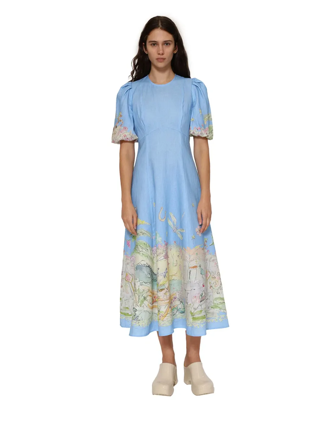 Alemais Anouk Midi Dress Size 10 (David Jones Exclusive) for rent on The Volte - main image
