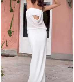 Natalie Rolt Tayte Maxi Dress White Size 1 AU 8 for rent on The Volte - image 3