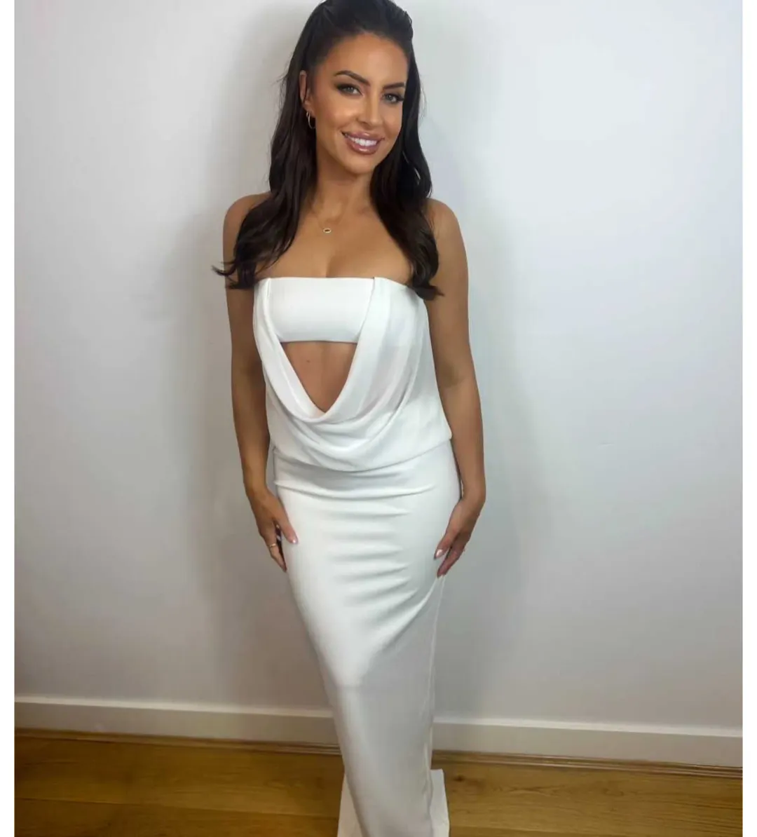 Natalie Rolt Tayte Maxi Dress White Size 1 AU 8 for rent on The Volte - main image