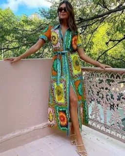Alemais Disco Daisy Shirt Dress Size AU 14 for rent on The Volte - image 3