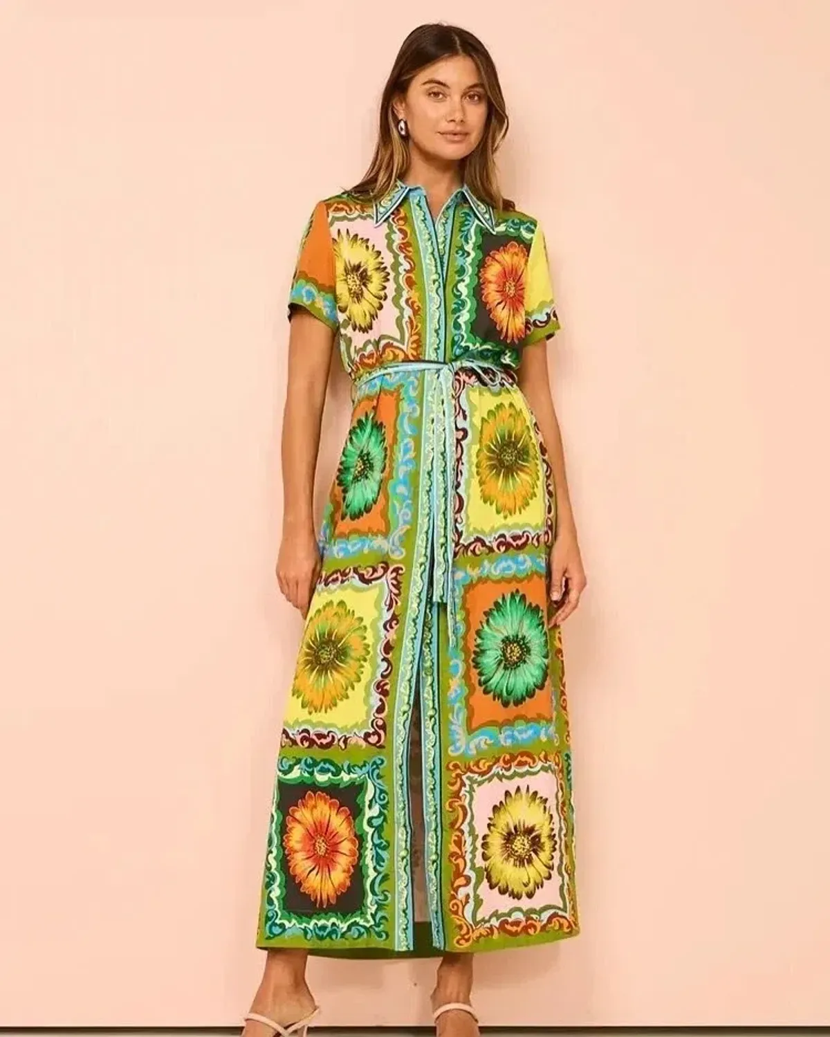Alemais Disco Daisy Shirt Dress Size AU 14 - Image 1