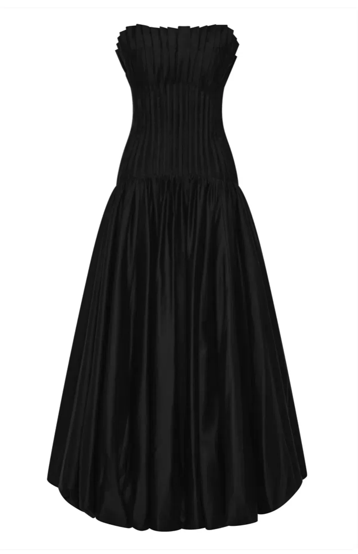 Aje Ivy Bubble Hem Gown Black Size 8 - Image 7