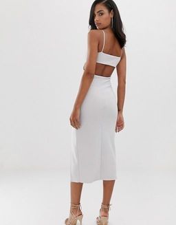 Bec & bridge amelie cut out midi dress size 6 for rent on The Volte - image 2