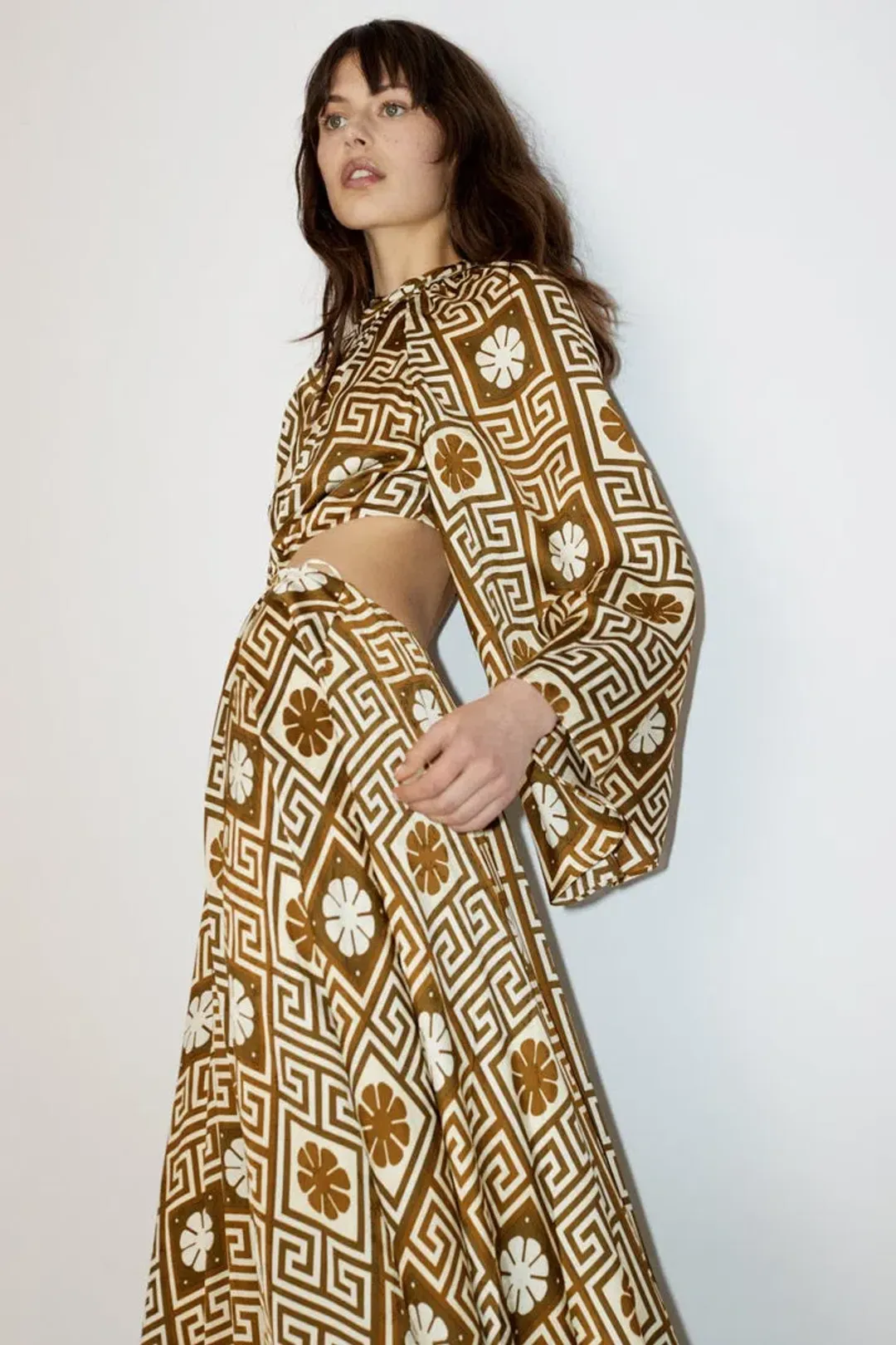 Alemais Dimi Cut Out Dress Maxi Green Size AU 12 for rent on The Volte - main image