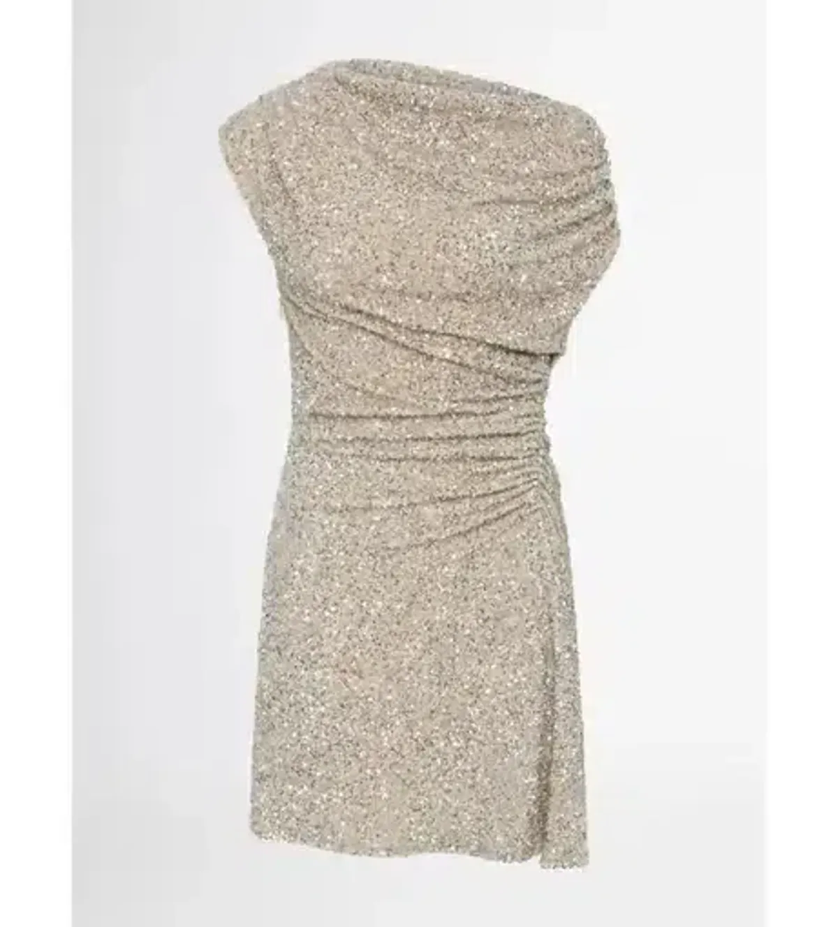 Sheike Glimmer Dress Silver Gold AU 6 - Image 1