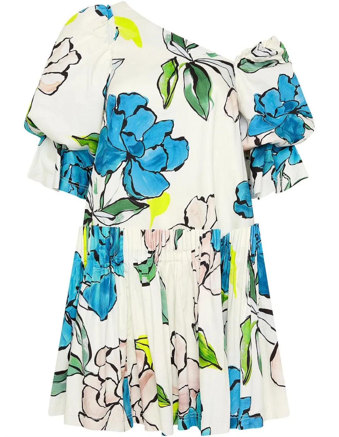 Aje Cy Off Shoulder Smock Dress for rent on The Volte - main image