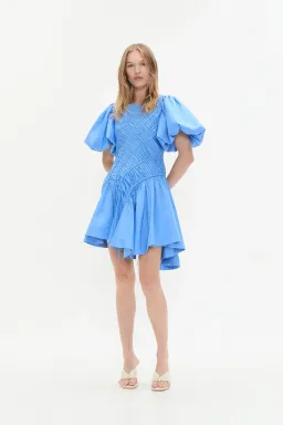 Aje Wisteria Mini Dress in Mist Blue Size 6 for rent on The Volte - image 1