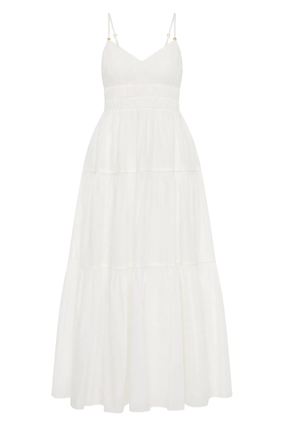 Aje Pendulum Maxi Dress in Ivory Size 6 - Image 4